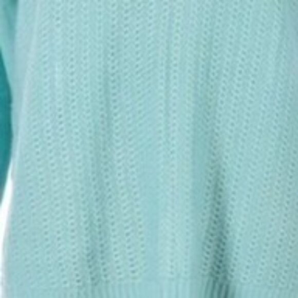 Van Heusen Knit Sweater Size Medium Knit Textured Blue Long Sleeve Crew Neck - Picture 3 of 6